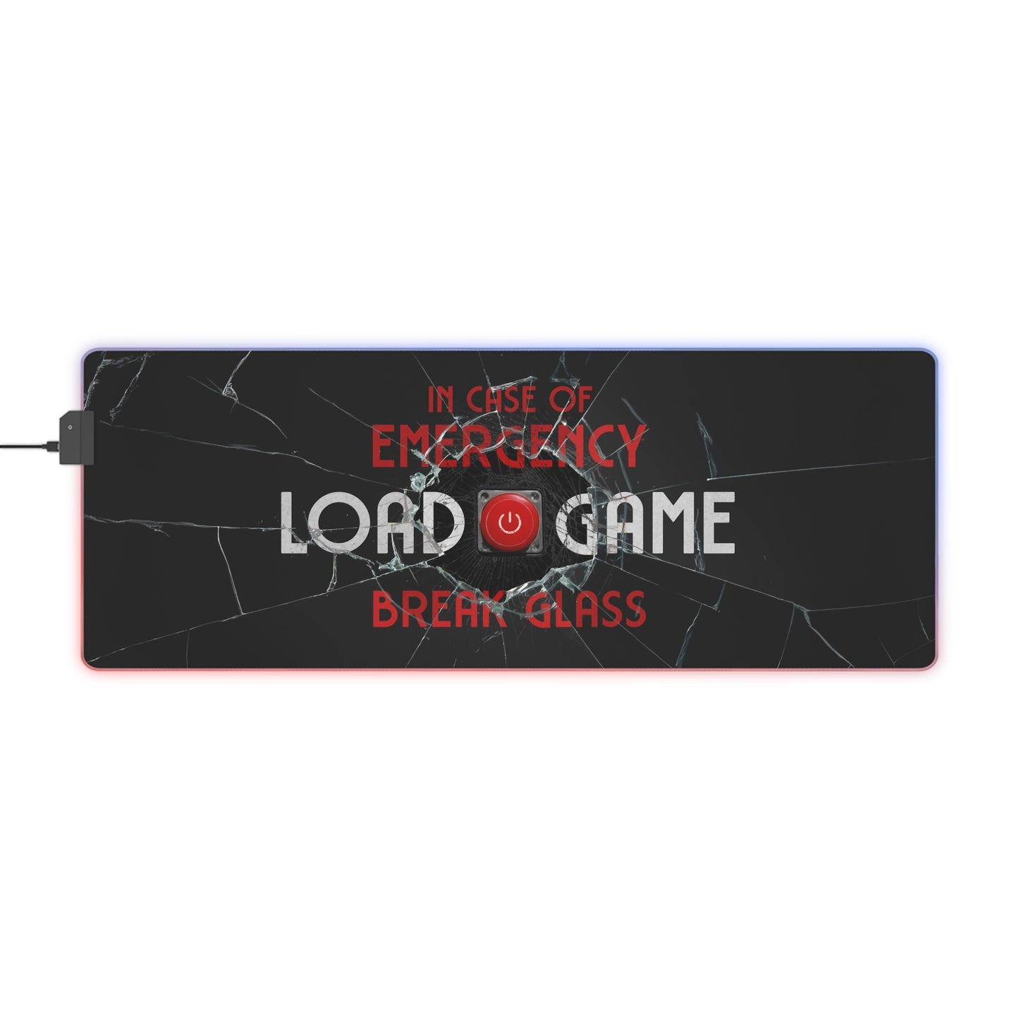 Emergency Load Game - LED Gaming Mouse Pad