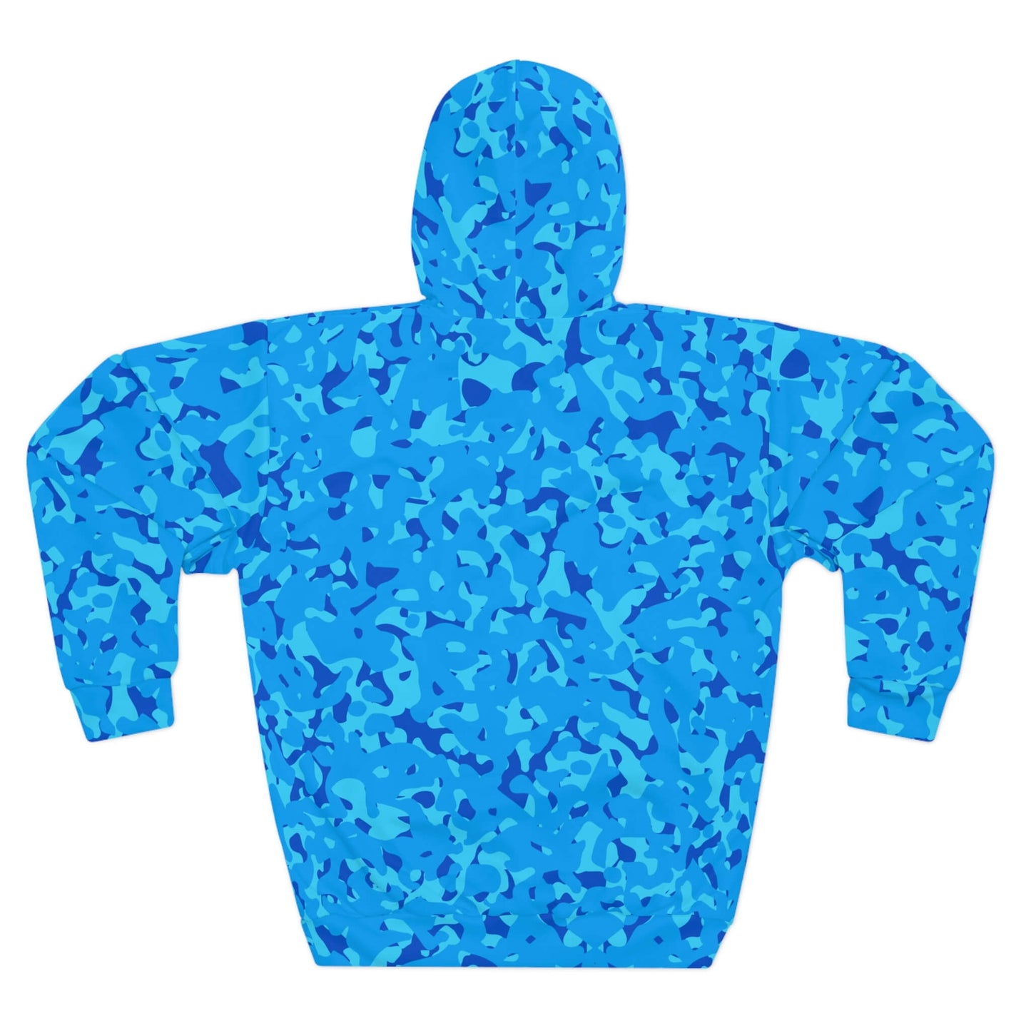 Out Of Sight - Blue Neon Camo Hoodie (Pullover)