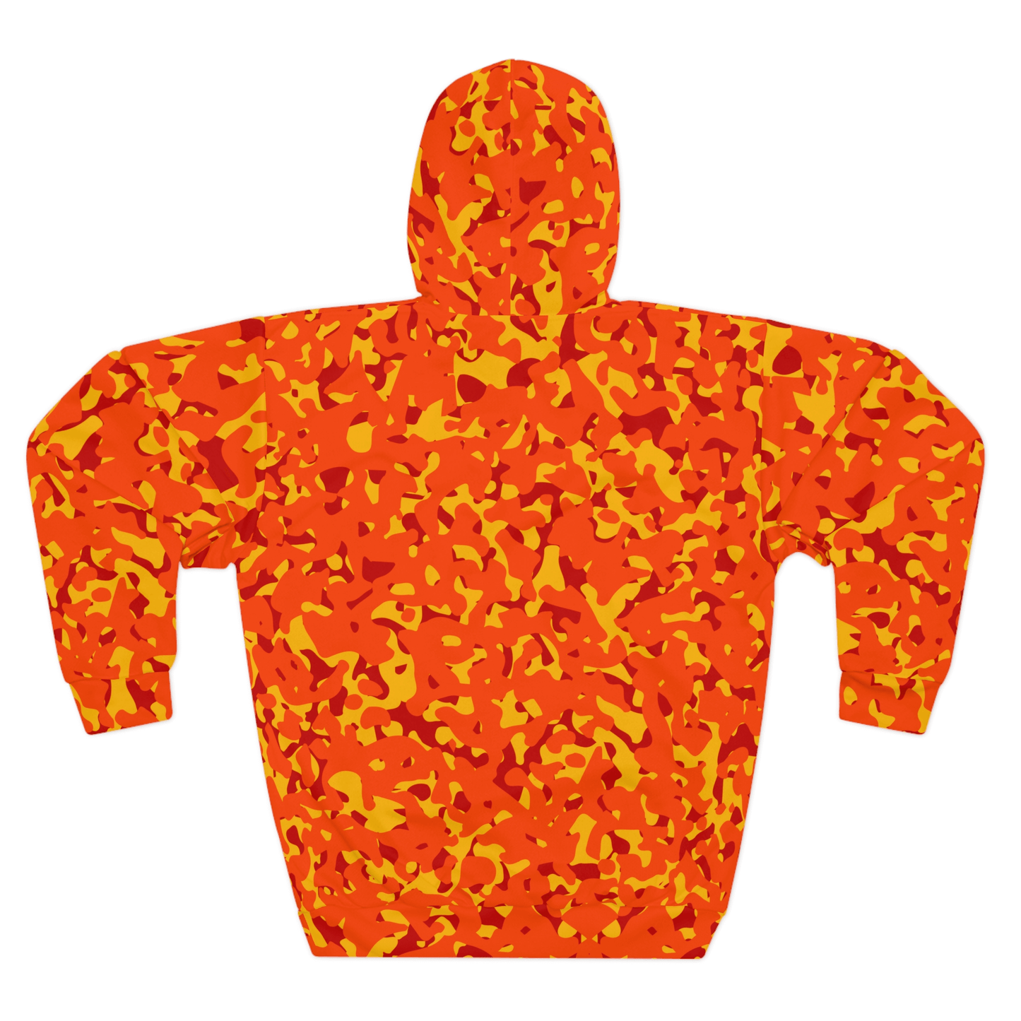 Out Of Sight - Orange Neon Camo Hoodie (Pullover)