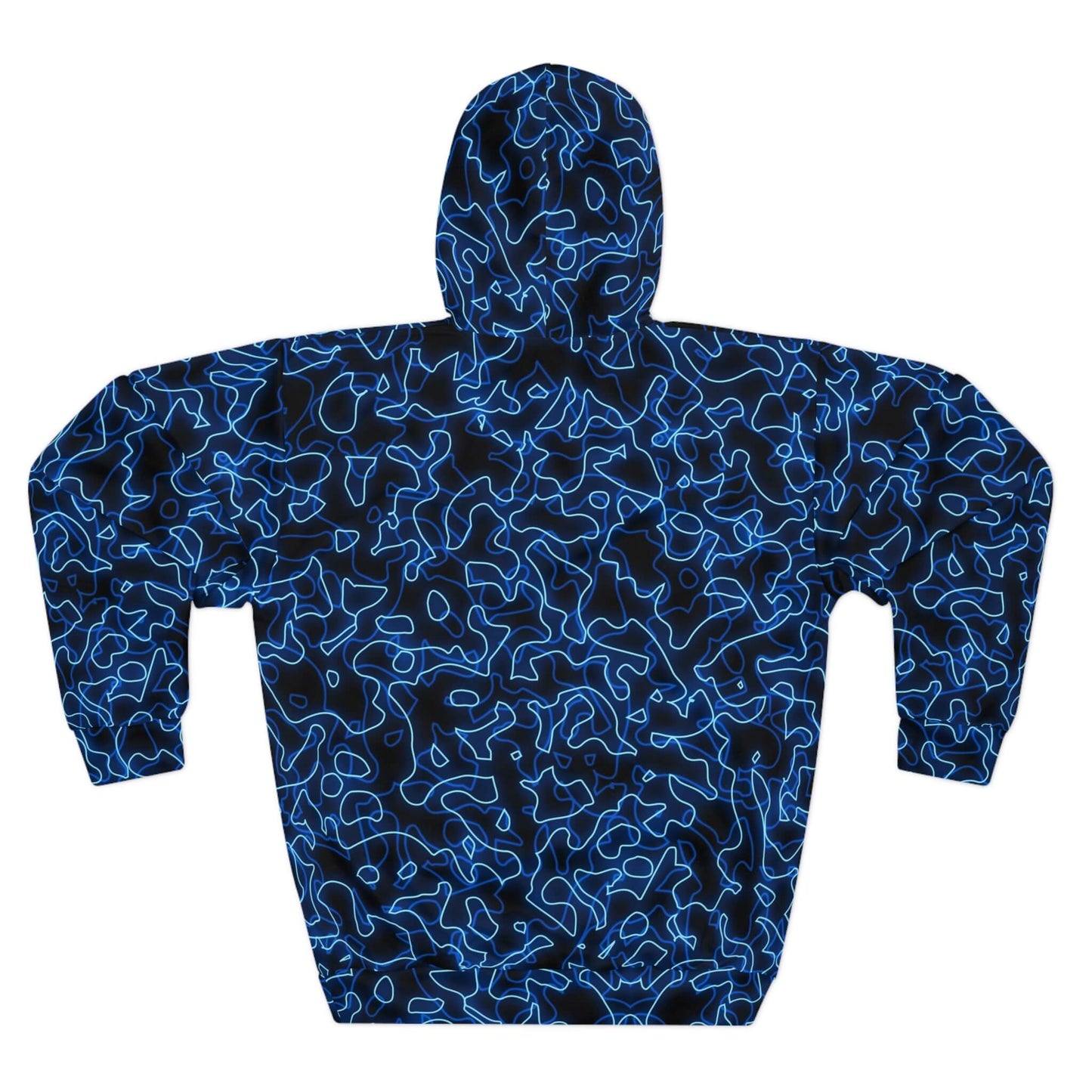 Glow With The Flow - Blue Electric Hoodie (Pullover)
