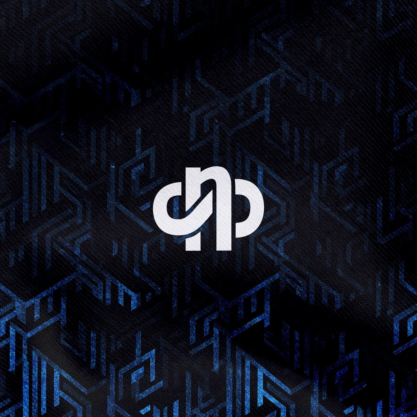 Question Everything - Blue Digital Camo Tech Hoodie (Zip-up)