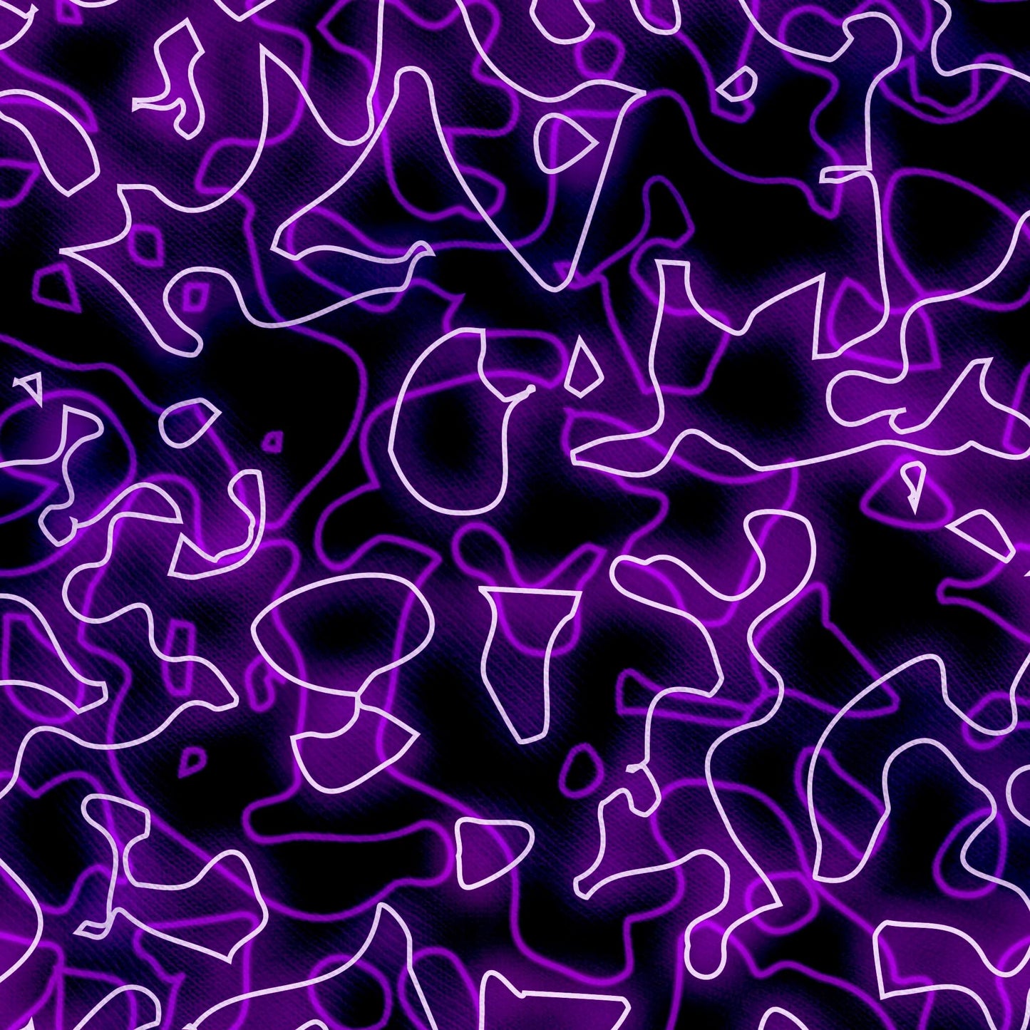 Glow With The Flow - Purple Electric Hoodie (Zip-up)