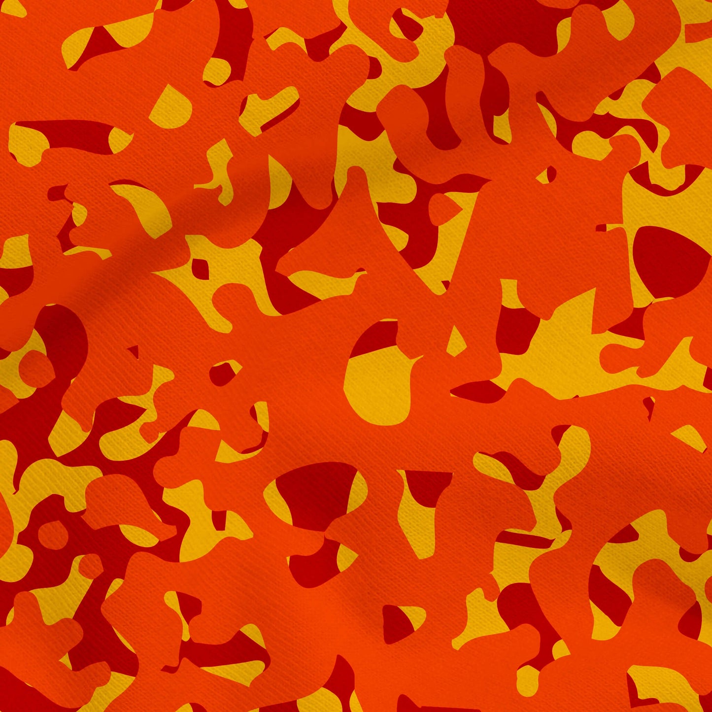 Out Of Sight - Orange Neon Camo Hoodie (Zip-up)