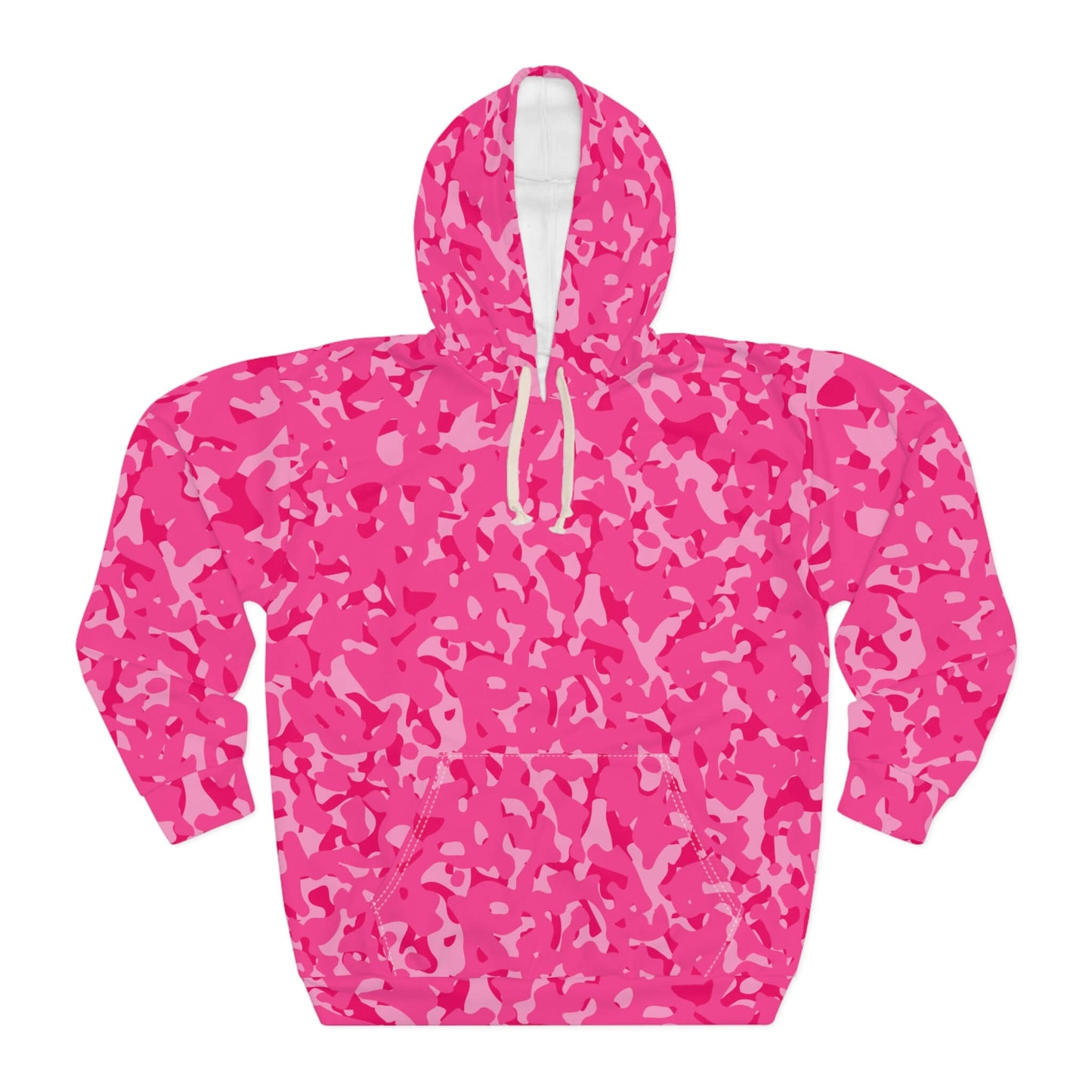Out Of Sight - Pink Neon Camo Hoodie (Pullover)