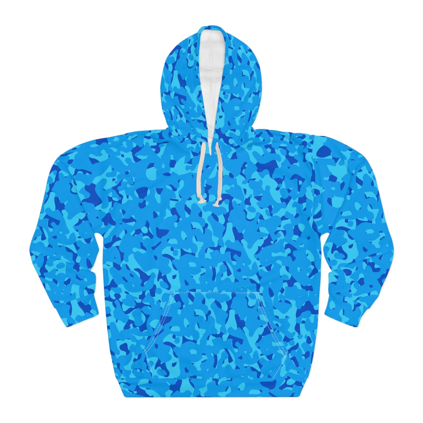 Out Of Sight - Blue Neon Camo Hoodie (Pullover)