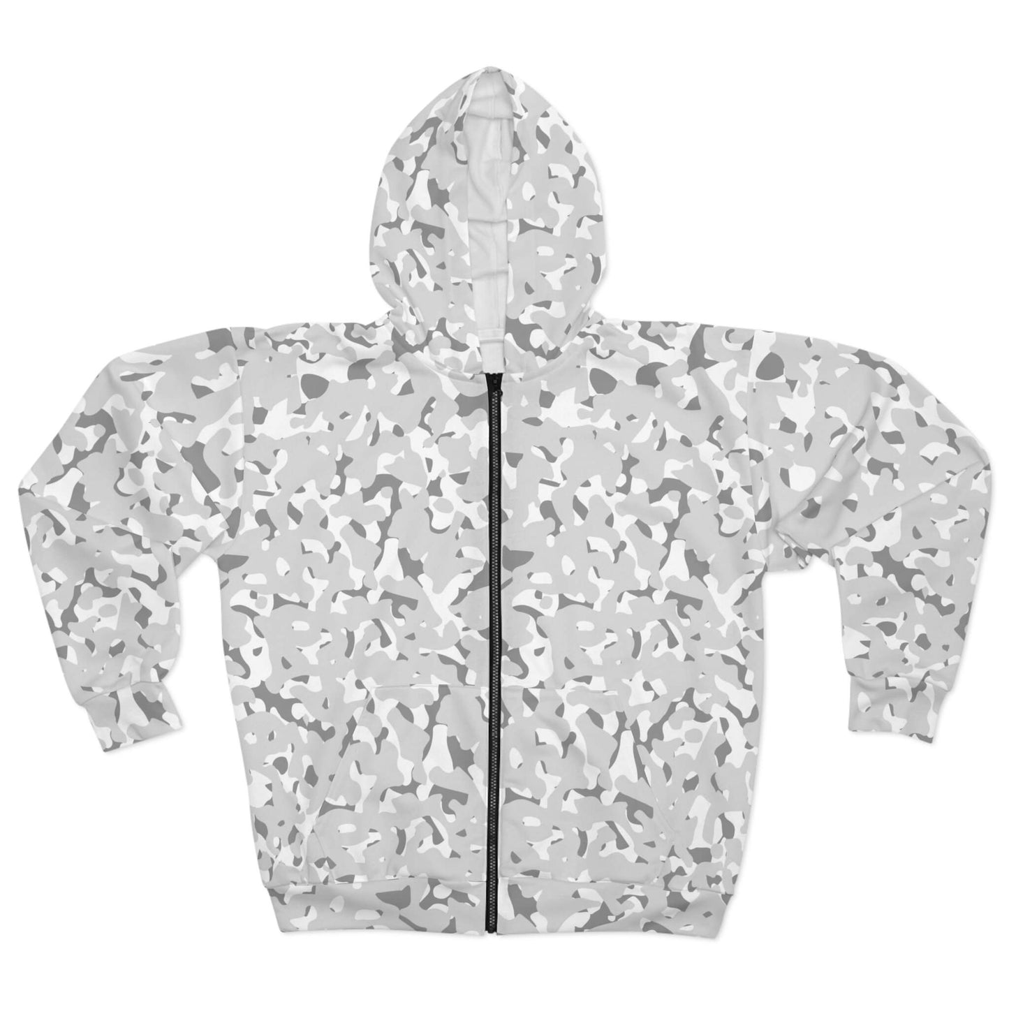 Out Of Sight - Grey Camo Hoodie (Zip-up)