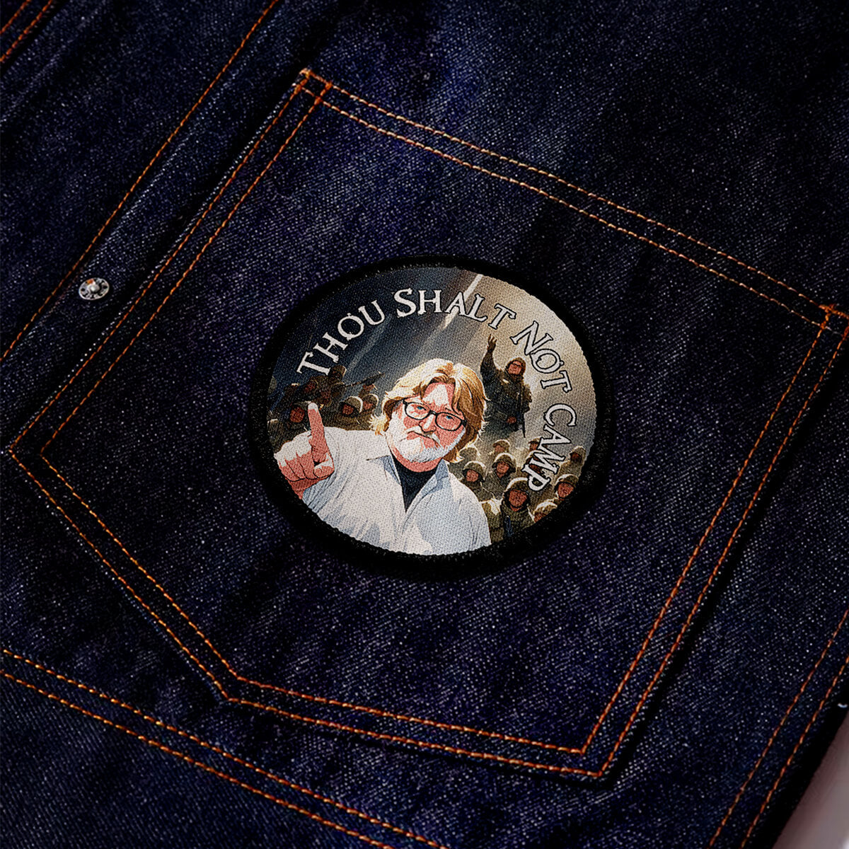 Thou Shalt Not Camp Patch