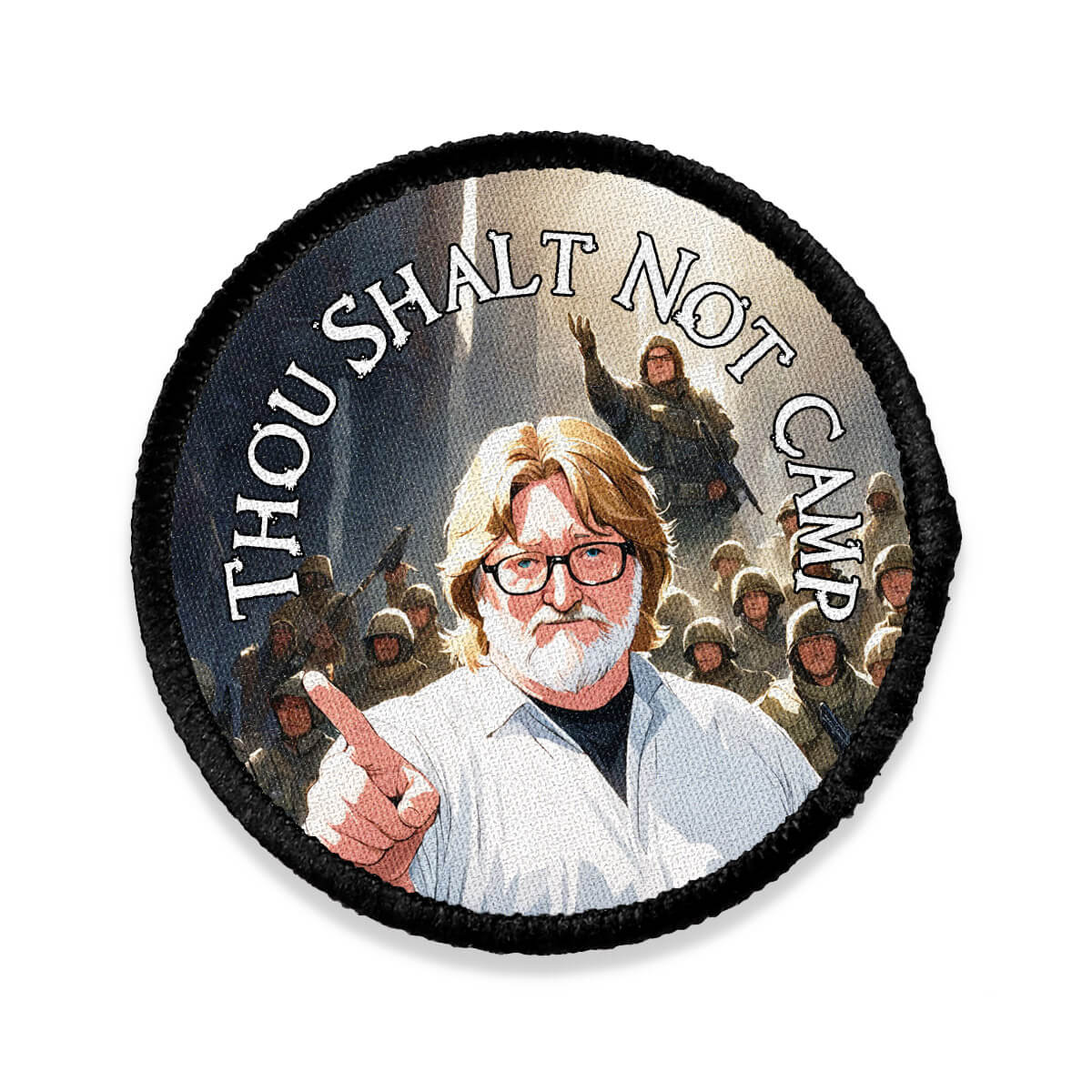 Thou Shalt Not Camp Patch