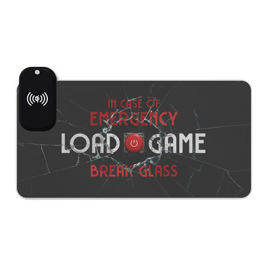 Emergency Load Game - LED Gaming Mouse Pad (Wireless Charger)