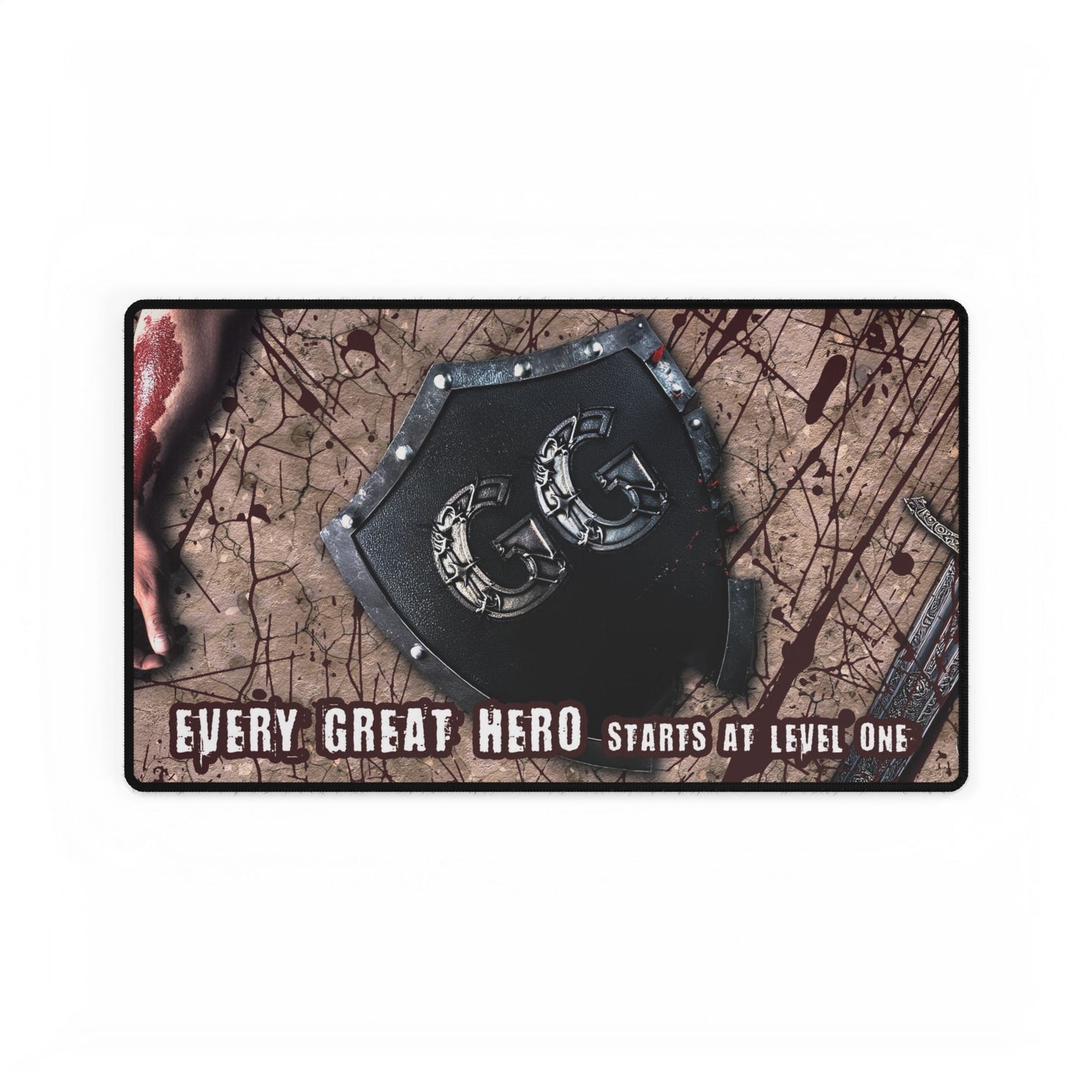 Every Great Hero - Gaming Desk Mat