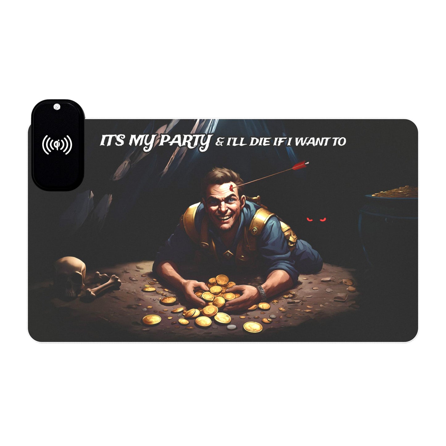 It's My Party - LED Gaming Mouse Pad (Wireless Charger)