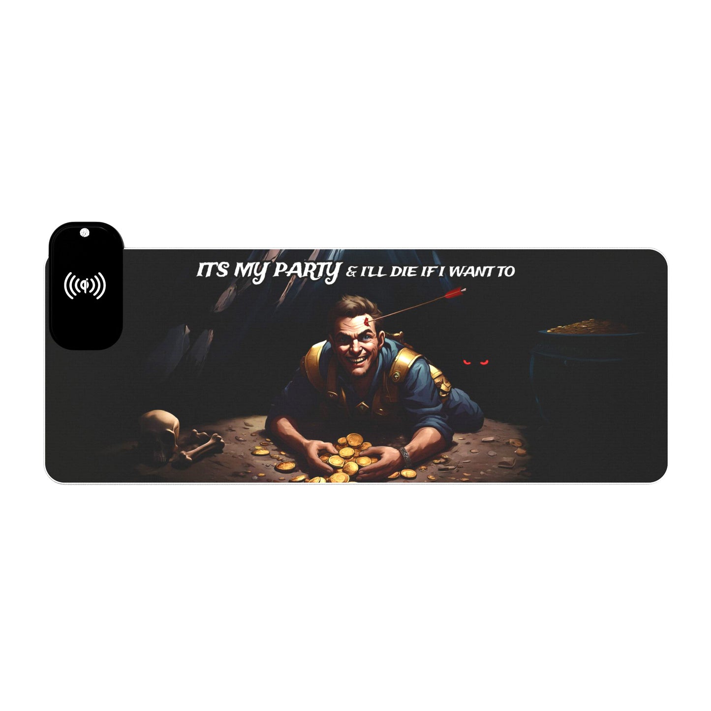 It's My Party - LED Gaming Mouse Pad (Wireless Charger)