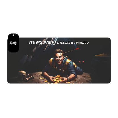 It's My Party - LED Gaming Mouse Pad (Wireless Charger)