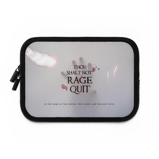 Thou Shalt Not Rage Quit - Laptop Sleeve