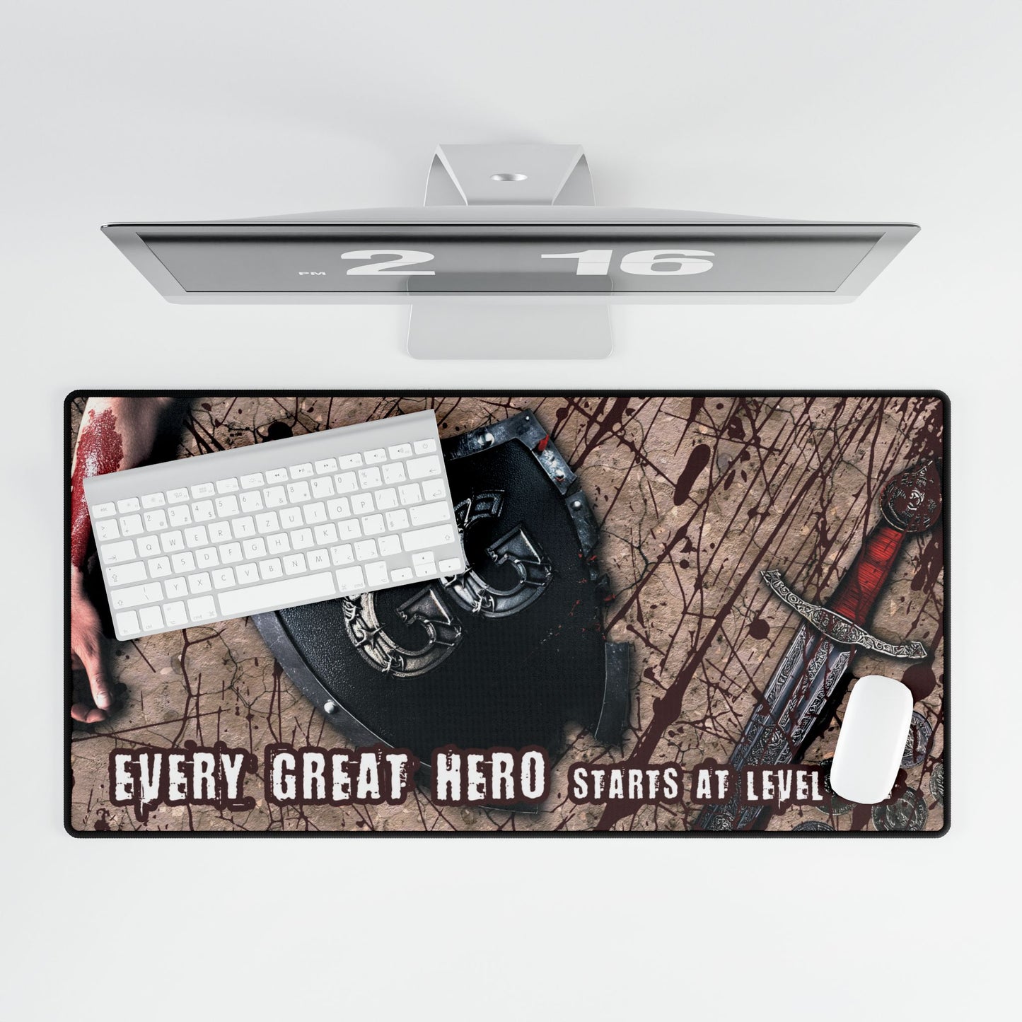 Every Great Hero - Gaming Desk Mat