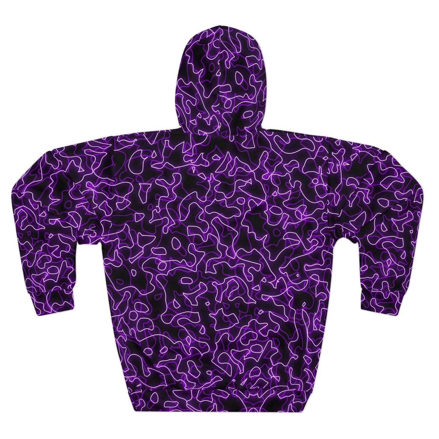 Glow With The Flow - Purple Electric Hoodie (Pullover)