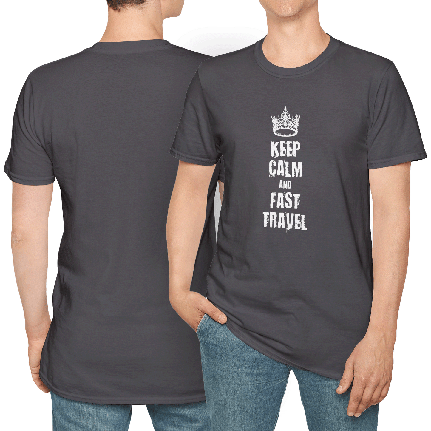 Keep Calm And Fast Travel - T-Shirt