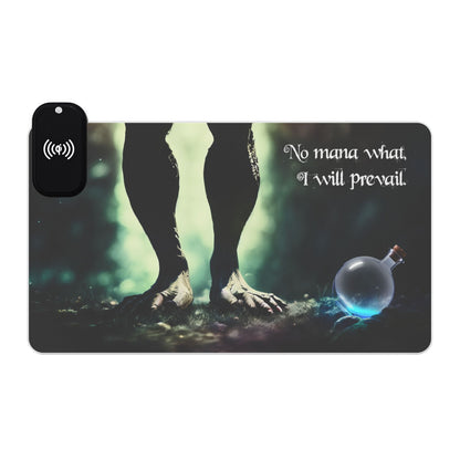 No Mana What - LED Gaming Mouse Pad (Wireless Charger)