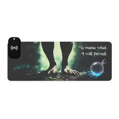 No Mana What - LED Gaming Mouse Pad (Wireless Charger)