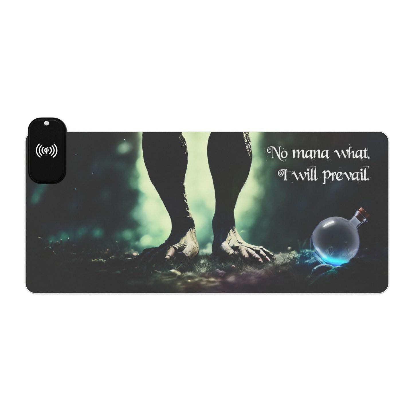 No Mana What - LED Gaming Mouse Pad (Wireless Charger)