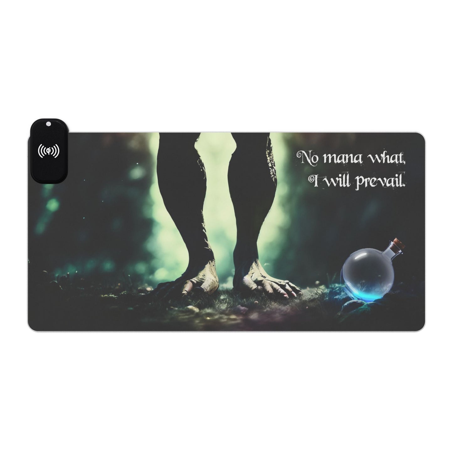 No Mana What - LED Gaming Mouse Pad (Wireless Charger)