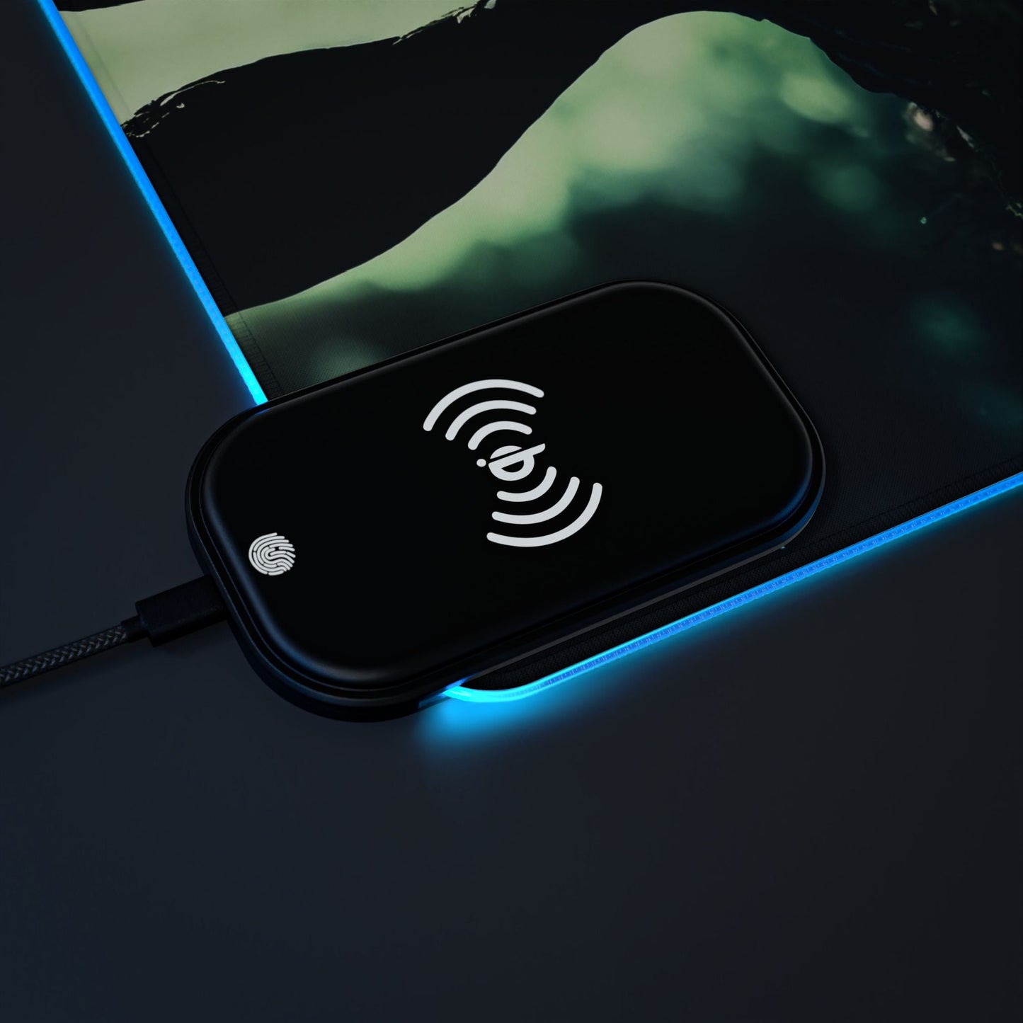 No Mana What - LED Gaming Mouse Pad (Wireless Charger)