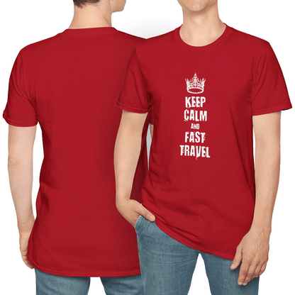 Keep Calm And Fast Travel - T-Shirt