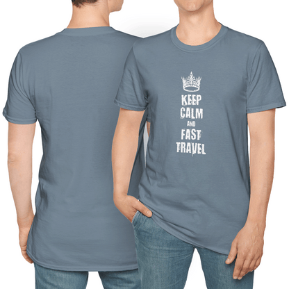 Keep Calm And Fast Travel - T-Shirt