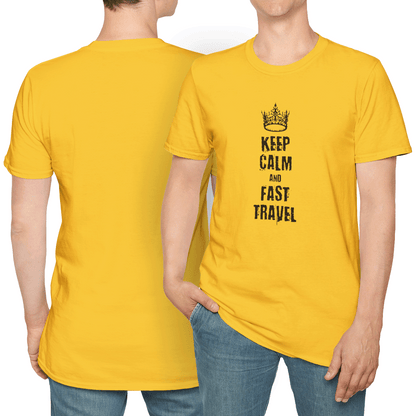 Keep Calm And Fast Travel - T-Shirt